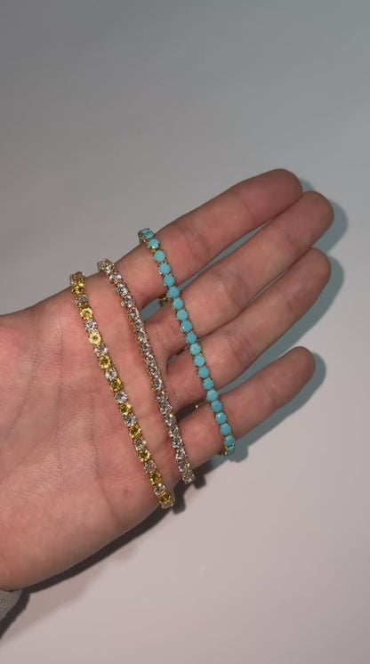 Pulsera tipo tennis